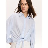 Reserved Košulja na vezanje - bljedoplavo | shoptok.hr