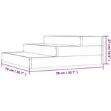 vidaXL Sadilica 78 x 78 x 27 cm od masivnog drva duglazije | shoptok.hr