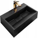 REA Bath REA umivaonik goya black mat 60cm konglomerat | shoptok.hr