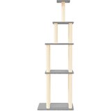  Penjalica za mačke sa stupovima za grebanje svjetlosiva 183 cm | shoptok.hr