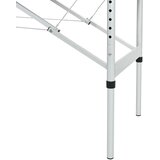 MASAŽNI STOL s 4 zone i aluminijskim okvirom antracit 186x68 cm | shoptok.hr