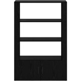 vidaXL Kreveta Crni hrast 30 x 80 x 119.5 cm Konstruirano drvo | shoptok.hr