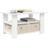  Stolić za kavu s ladicama Bijelo 77 x 55 x 42 cm Konstruirano drvo | shoptok.hr