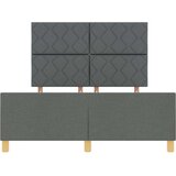 vidaXL Tamno sivi krevet 160x200 cm tkanina | shoptok.hr