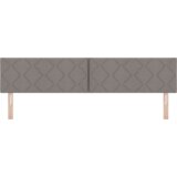  Vzglavje z LED lučmi z vzglavjem Taupe 200 cm blago, (5000043863) | Shoptok.si