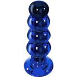 Toy Joy Buttocks The Radiant Glass Buttplug Blue Cene