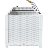  Vrtna saksija 3 pcs Bijeli 120 x 40 x 37,5 cm Plastika | Eponuda.com