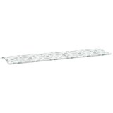  Jastuk za vrtnu klupu s uzorkom lišća 200x50x4 cm od tkanine | shoptok.hr