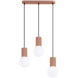 Sollux Lighting Viseča svetilka HALO 3L mocca, (5000352272) | Shoptok.si