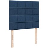 vidaXL Krevet s oprugama i madracem plavi 120 x 190 cm od tkanine | shoptok.hr