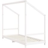  Okvir za dječji krevet bijeli 2x(80x200) cm od masivne borovine | Eponuda.ba