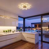 Brilagi LED prigušiva stropni ventilator LED/43W/230V Ø 90 cm zlatni + daljinski upravljač | Eponuda.com