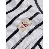 Calvin Klein Jeans Top crna / bijela | shoptok.hr