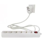 REV RITTER produžni kabel s utičnicama powersplit (broj šuko utičnica: 7 kom., bijele boje, 2 m, 3.500 w) Cijene