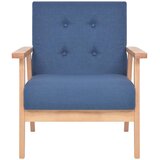  2-dijelna garnitura od tkanine plava | shoptok.hr