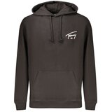 Tommy Hilfiger muška hoodie dukserica s tiskanim logom crna | shoptok.hr