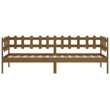  Dnevna postelja medeno rjava 80x200 cm trdna borovina, (20725909) | Shoptok.si