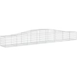  Lučne gabionske košare 10 kom 400x50x40/60 cm pocinčano željezo | shoptok.hr