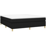  Okvir za krevet s oprugom crni 180x200 cm od tkanine | Eponuda.ba