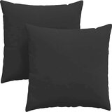 vidaXL jastučići za sofu 2 pcs crna 60 x 60 cm tkanina | shoptok.hr