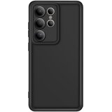 AVIZAR Ohišje za Samsung Galaxy S25 Ultra Mehak dotik Dvignjene meje, Črna, (5000012038) | Shoptok.si