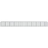  Gabionska košara s poklopcem 1050x100x100 cm pocinčano željezo | shoptok.hr