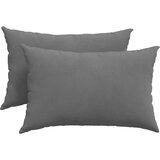 vidaXL Blazine za kavč 2 pcs Temno siva 60 x 40 cm blago | Shoptok.si
