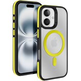  Ovitek za iPhone 16 serije NEO, združljiv z MagSafe, z ojačanimi vogali, Rumena, (5000189824) | Shoptok.si