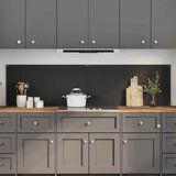  Kuhinjski zid 2 pcs Crna 100 x 50 cm Staklo otporno na udarce | shoptok.hr