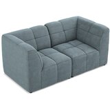Makamii Modra sedežna garnitura iz tkanine bouclé 180 cm Aloha – | Shoptok.si