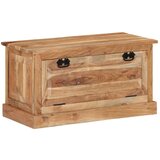 The Living Store Klop s prostorom za shranjevanje 85x40x45 cm trden akacijev les - Klop Za Shranjevanje Čevljev, (21486086) Cene