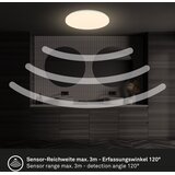 BRILO Stropna rasvjeta LED 13W 1300lm 3000k IP54 senzor O | shoptok.hr