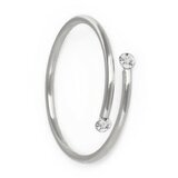  Ženski Victoria Cruz iris crystal prsten sa swarovski belim kristalom ( a3560-07ha ) Cene