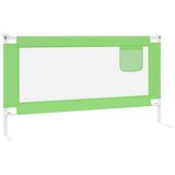 vidaXL Sigurnosna ograda za dječji krevet zelena 160 x 25 cm tkanina | shoptok.hr