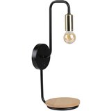 Candellux bipi zidna lampa crna zlatna 1X40W E14 sa prekidačem