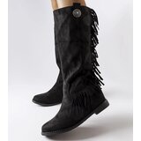 Gemre Black wedge heel boots Lecore | shoptok.hr