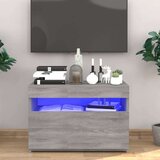 TV omarica z LED lučkami siva sonoma 60x35x40 cm, (20601106) | Shoptok.si