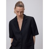 Reserved Sako s visokim udjelom lana - crno | shoptok.hr