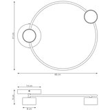  stropno svetlo lucio 2xGX53/12W/230V crna | Eponuda.com
