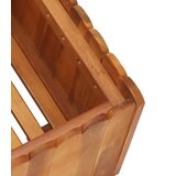  Vrtna posuda za sadnju od masivnog bagremovog drva 50x30x25 cm | shoptok.hr