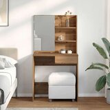  Toaletni stol s ogledalom Artisan hrast 74 5x40x141 cm | shoptok.hr