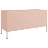 vidaXL TV ormarić ružičasti 100,5 x 39 x 50,5 cm čelični | shoptok.hr
