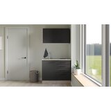 Flex-Well Majhna Kuhinja Capri, Črna, Hrast | Shoptok.si