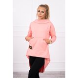 Kesi Apricot hoodie with long back Cene