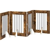  Vrata za pse z stojali 4 pcs Dimljen hrast 60 x 80 cm, (5000232704) | Shoptok.si