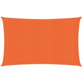 vidaXL Senčno jadro 160 g/m² pravokotno oranžna 3x5 m HDPE Cene