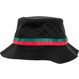 Flexfit Stripe Bucket Hat Black/Tan/Green Cene
