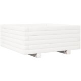 Furnova Vrtno cvetlično korito belo 60x60x26,5 cm trdna borovina, (21919868) | Shoptok.si