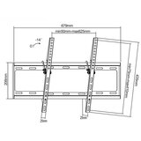Cabletech univerzalni zidni nosač za LED TV (37-70") LP34-46T, vertikalno podešavanje | shoptok.hr