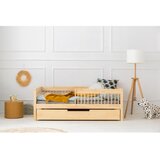 Adeko Dječji krevet s dodatnim ležajem s prostorom za odlaganje s podnicom 140x200 cm u prirodnoj boji CPW – | shoptok.hr
